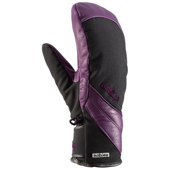 VIKING Rękawice Aurin Mitten Ski Lady, Kolor: czarny, Rozmiar: 6
