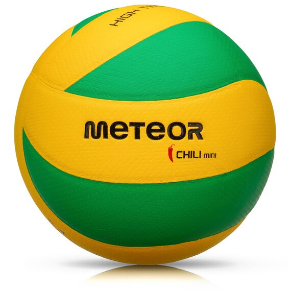 METEOR Piłka Siatkowa Chili Mini #4, Kolor: żółty/zielony, Waga: 0.24