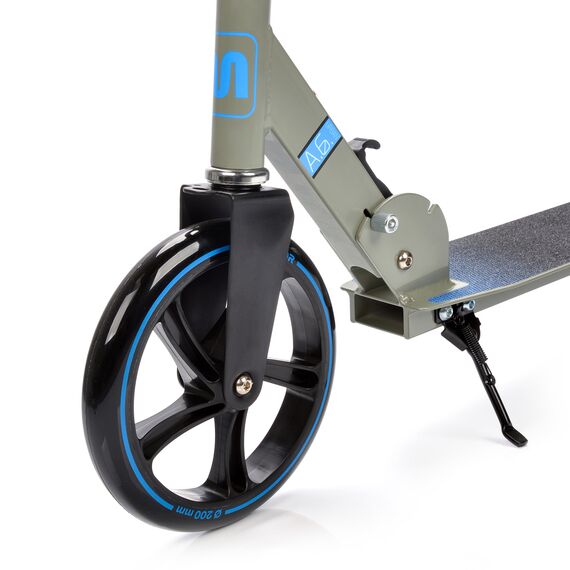 METEOR hulajnoga klasyczna z kauczukowymi kołami Urban A6 szara/niebieska, 2 zdjęcie