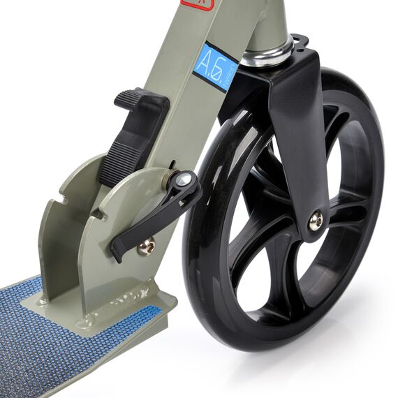 METEOR hulajnoga klasyczna z kauczukowymi kołami Urban A6 szara/niebieska, 6 zdjęcie