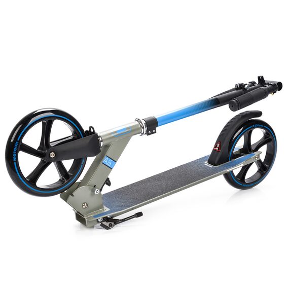 METEOR hulajnoga klasyczna z kauczukowymi kołami Urban A6 szara/niebieska, 7 zdjęcie