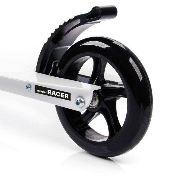 METEOR hulajnoga miejska regulowana składana Racer Q3 biała, 6 zdjęcie