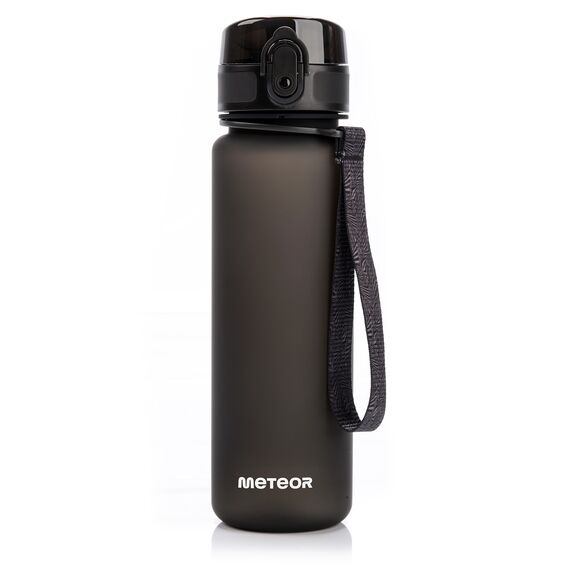 METEOR Bidon Sportowy 500 ml czarny, Kolor: czarny, Waga: 0.15