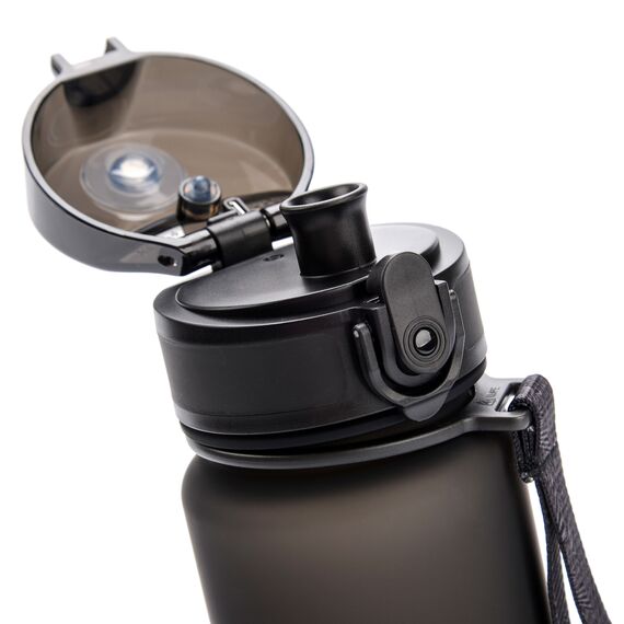 METEOR Bidon Sportowy 500 ml czarno-biały, Kolor: czarny, Waga: 0.15, 3 zdjęcie