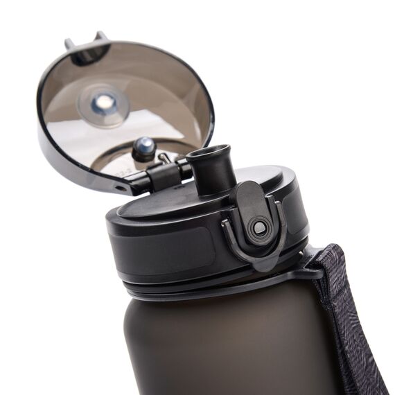 METEOR Bidon Sportowy 650 ml czarna, Kolor: czarny, Waga: 0.17, 8 zdjęcie