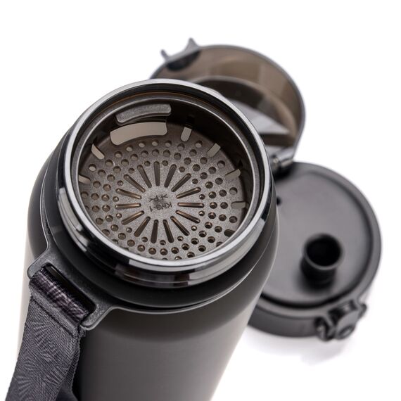 METEOR Bidon Sportowy 650 ml czarna, Kolor: czarny, Waga: 0.17, 10 zdjęcie