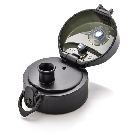 METEOR Bidon Sportowy 500 ml czarno-biały, Kolor: czarny/biały, Waga: 0.15, 6 zdjęcie