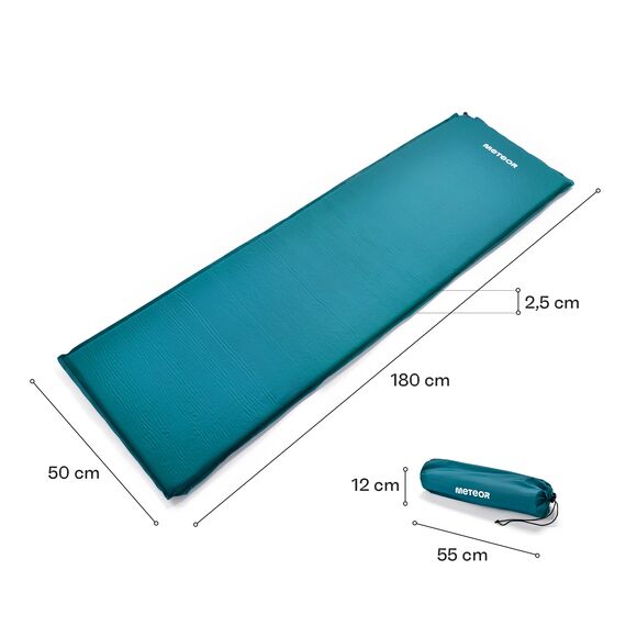 METEOR Mata Samopompująca 180×50×2,5 cm Morski, 5 zdjęcie