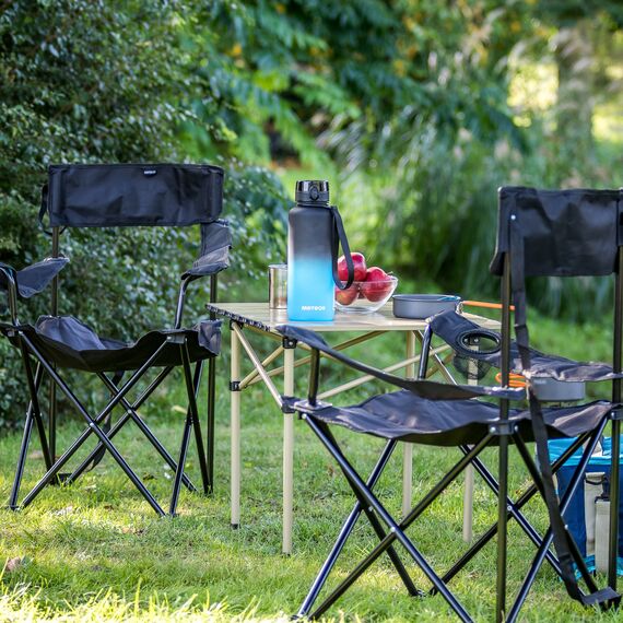 METEOR krzesło kempingowe turystyczne składane Seza zielone, Kolor: czarny, 24 zdjęcie