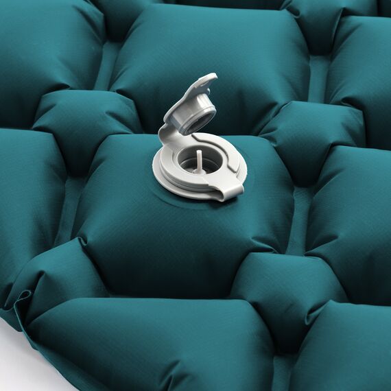 METEOR mata turystyczna materac kempingowy nadmuchiwany 2w1 188x60cm zielony, 17 zdjęcie