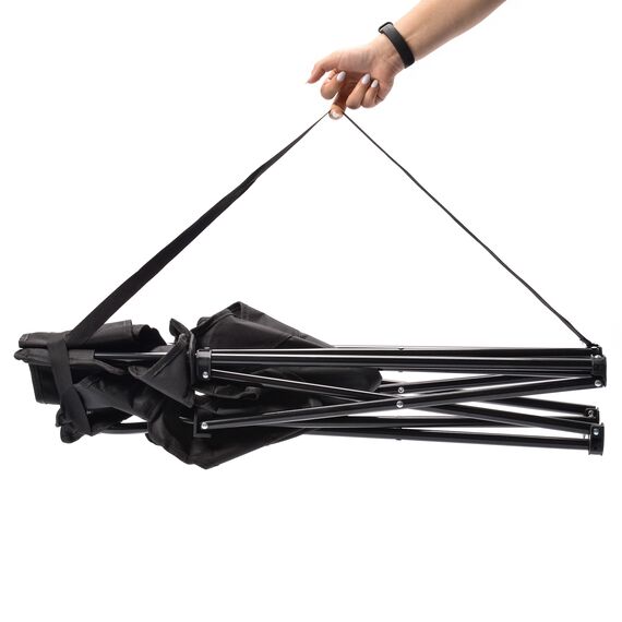 METEOR krzesło kempingowe turystyczne składane Seza zielone, Kolor: czarny, 11 zdjęcie