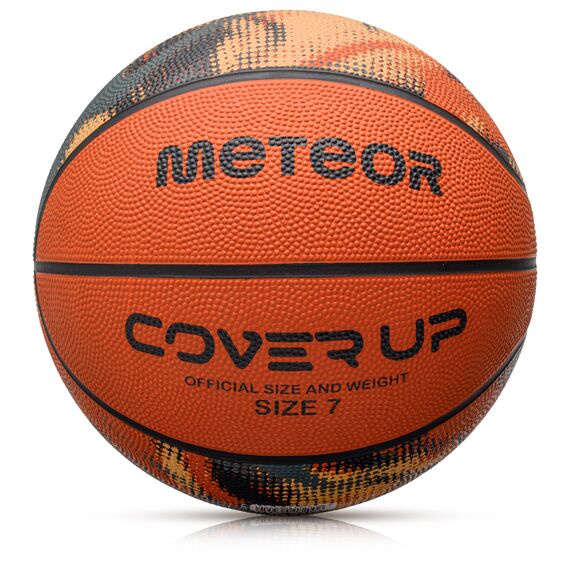 METEOR piłka koszykowa treningowa dla dzieci Cover up pomarańczowa, Waga: 0.61, Rozmiar: 7