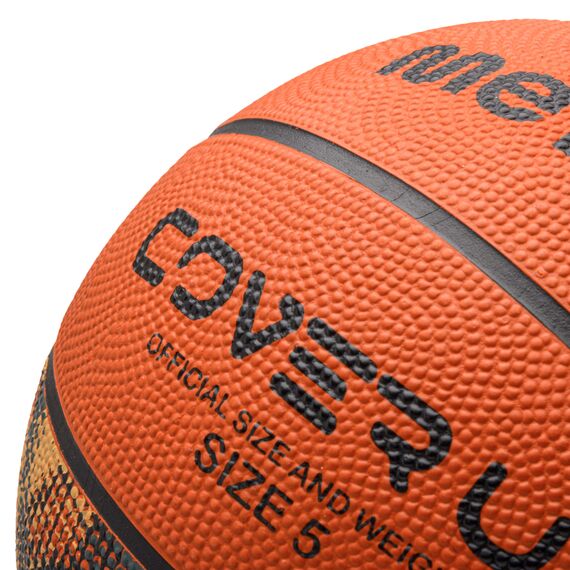 METEOR piłka koszykowa treningowa dla dzieci Cover up pomarańczowa, Waga: 0.48, Rozmiar: 5, 5 zdjęcie