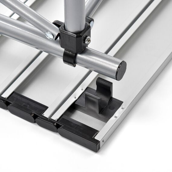 METEOR stół turystyczny kempingowy składany z pokrowcem Bankada srebrny, 9 zdjęcie