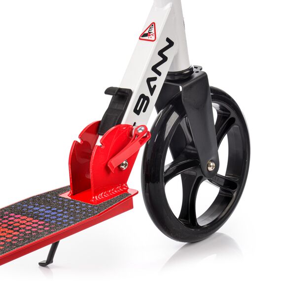 METEOR hulajnoga miejska z dużymi kauczukowymi kołami Urban Bann czerwona, Kolor: czerwony, Waga: 3.7, 10 zdjęcie