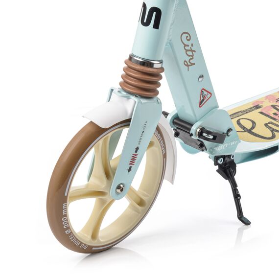 METEOR hulajnoga klasyczna miejsca z kauczukowymi kołami City California brązowa, 2 zdjęcie METEOR hulajnoga klasyczna miejsca z kauczukowymi kołami City California brązowa, 2 zdjęcie