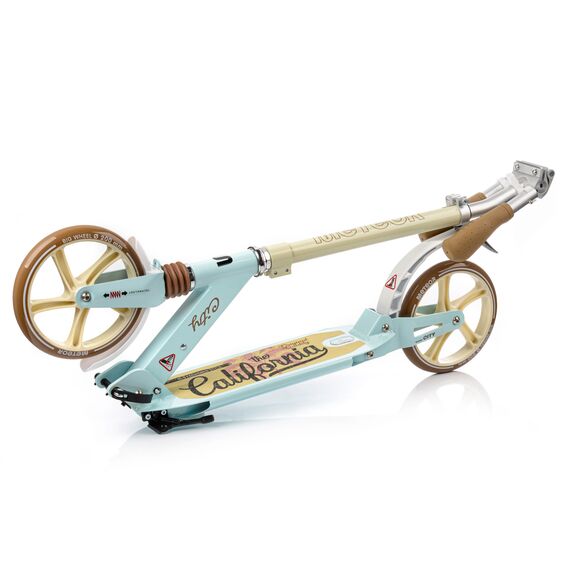 METEOR hulajnoga klasyczna miejsca z kauczukowymi kołami City California brązowa, 6 zdjęcie METEOR hulajnoga klasyczna miejsca z kauczukowymi kołami City California brązowa, 6 zdjęcie