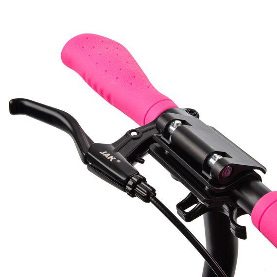 METEOR hulajnoga miejska damska z hamulcem ręcznym City Rio różowa/biała, 7 zdjęcie