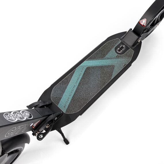 METEOR hulajnoga klasyczna z hamulcem ręcznym City Hamburg czarna, 3 zdjęcie