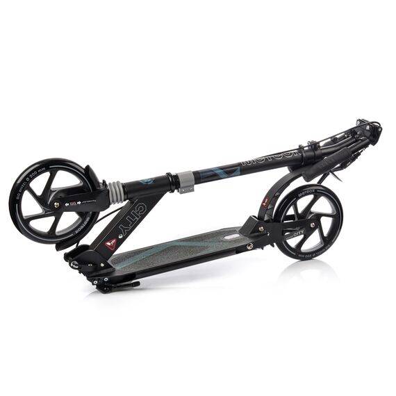 METEOR hulajnoga klasyczna z hamulcem ręcznym City Hamburg czarna, 5 zdjęcie