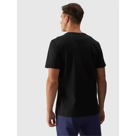 4F koszulka męska sportowa t-shirt bawełniany M1844 czarny, Kolor: czarny, Rozmiar: XL, 4 zdjęcie 4F koszulka męska sportowa t-shirt bawełniany M1844 czarny, Kolor: czarny, Rozmiar: XL, 4 zdjęcie