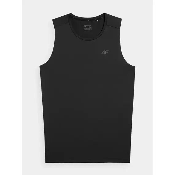 4F koszulka męska treningowa na ramiączkach M597 czarna, Kolor: czarny, Rozmiar: L, 3 zdjęcie