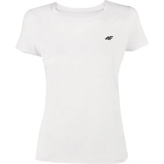 4F koszulka damska sportowa t-shirt treningowy F604 biały, Kolor: biały, Rozmiar: S, 2 zdjęcie