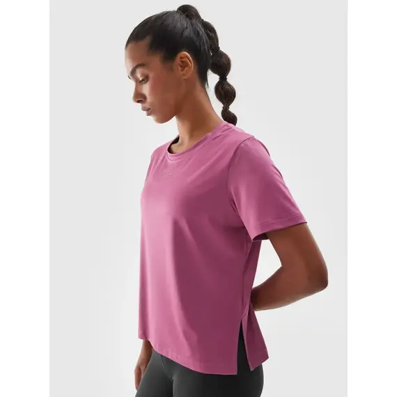 4F T-shirt treningowy damski F1012 różowy, Kolor: różowy, Rozmiar: XS, 4 zdjęcie 4F T-shirt treningowy damski F1012 różowy, Kolor: różowy, Rozmiar: XS, 4 zdjęcie