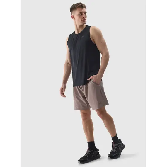 4F koszulka męska treningowa na ramiączkach M597 czarna, Kolor: czarny, Rozmiar: L, 5 zdjęcie