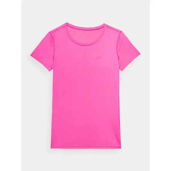 4F koszulka damska sportowa t-shirt treningowy F604 różowa, Kolor: różowy, Rozmiar: S, 4 zdjęcie