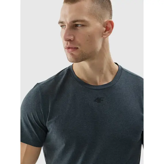 4F T-shirt na trening szybkoschnący M1003 zielony, Kolor: zielony, Rozmiar: M, 3 zdjęcie