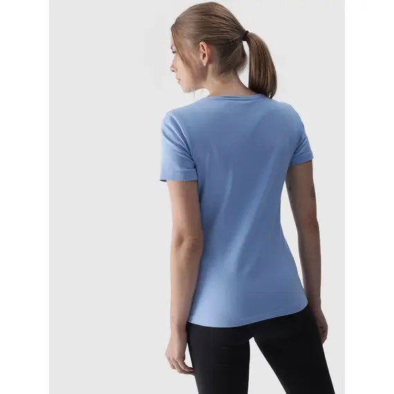 4F T-shirt damski F1845 niebieski, Kolor: niebieski, Rozmiar: XS, 3 zdjęcie