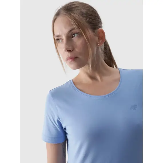 4F T-shirt damski F1845 niebieski, Kolor: niebieski, Rozmiar: XS, 4 zdjęcie