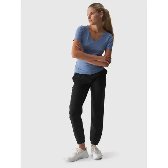 4F t-shirt damski koszulka sportowa bawełniana F1649 niebieska, Kolor: niebieski, Rozmiar: XS, 2 zdjęcie