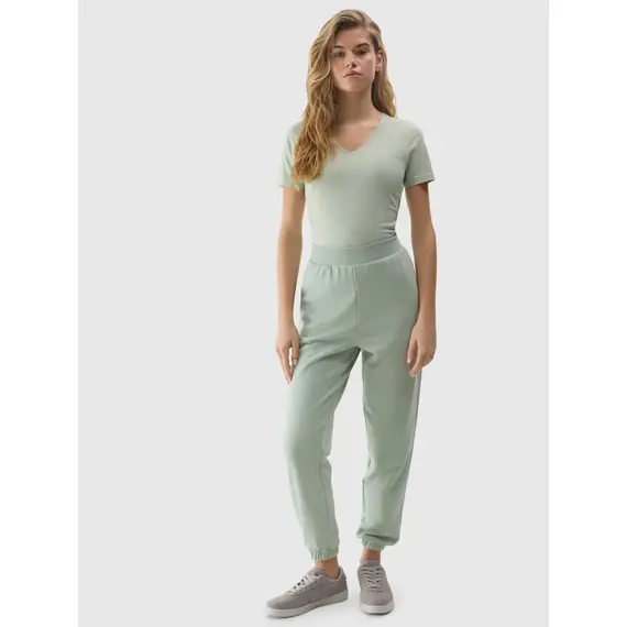 4F koszulka damska t-shirt sportowy fitness bawełniany F1359 zielony, Kolor: zielony, Rozmiar: XS, 5 zdjęcie