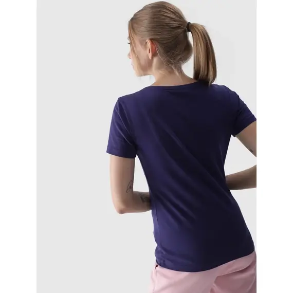 4F T-shirt damski F1845 ciemny niebieski, Kolor: niebieski, Rozmiar: M, 3 zdjęcie 4F T-shirt damski F1845 ciemny niebieski, Kolor: niebieski, Rozmiar: M, 3 zdjęcie