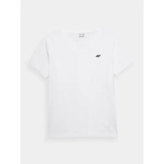 4F koszulka damska sportowa t-shirt treningowy F1162 biała, Kolor: biały, Rozmiar: M, 5 zdjęcie