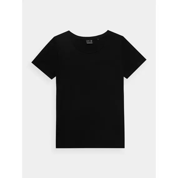 4F t-shirt damski koszulka treningowa bawełniana F1267 czarna, Kolor: czarny, Rozmiar: M, 5 zdjęcie