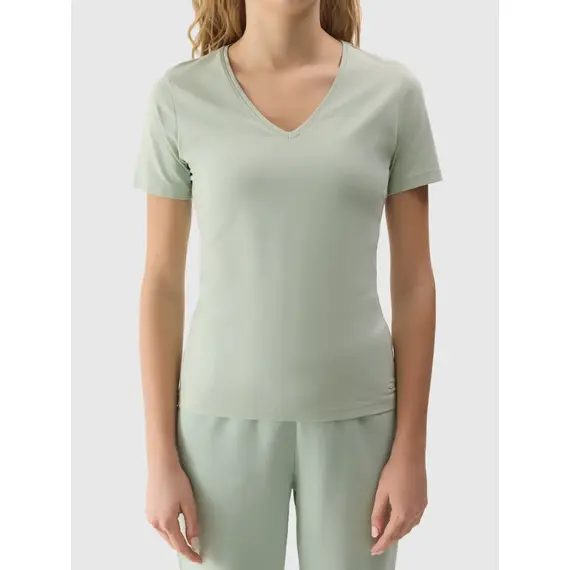 4F koszulka damska t-shirt sportowy fitness bawełniany F1359 zielony, Kolor: zielony, Rozmiar: XS, 6 zdjęcie