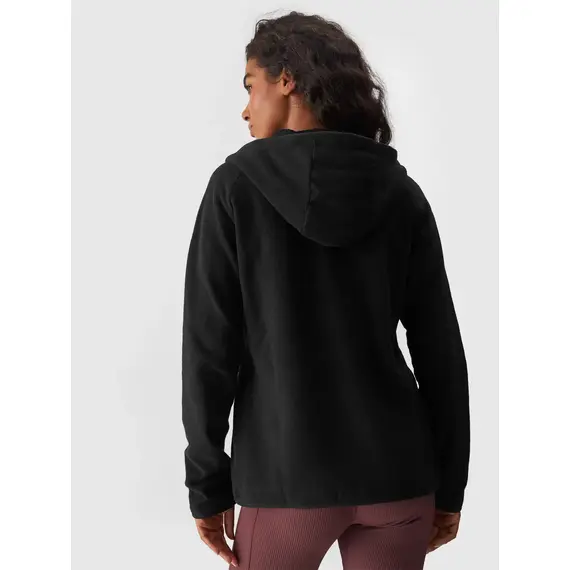 4F Polar damski rozpinany F291 czarny, Kolor: czarny, Rozmiar: XS, 2 zdjęcie