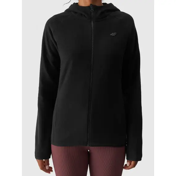 4F Polar damski rozpinany F291 czarny, Kolor: czarny, Rozmiar: XS, 4 zdjęcie