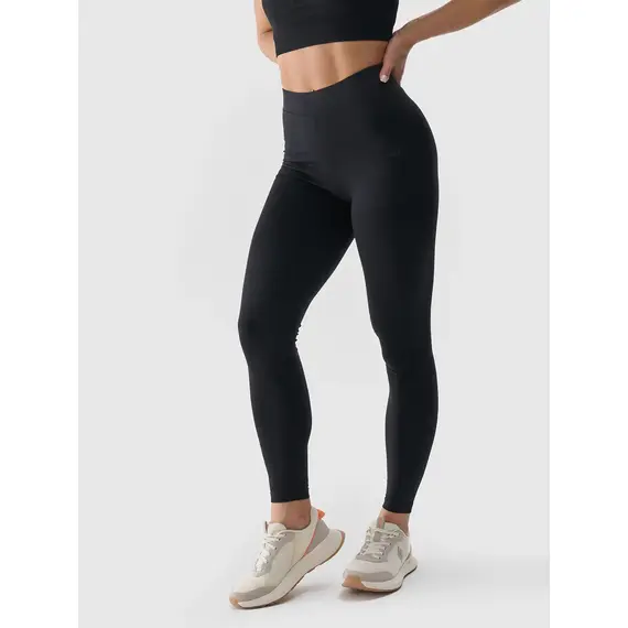 4F Legginsy damskie Cas F195 czarne, Kolor: czarny, Rozmiar: M