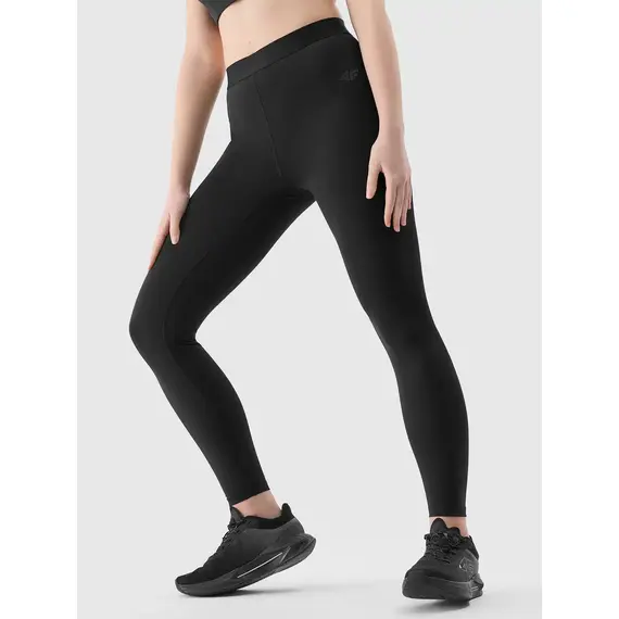 4F Legginsy treningowe damskie F186 czarne, Kolor: czarny, Rozmiar: M, 2 zdjęcie