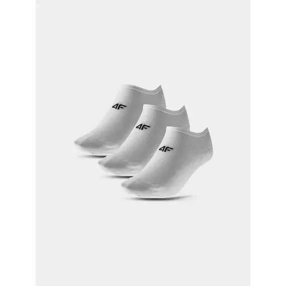 4F Skarpety stopki męskie M275 ( 3 szt ), Kolor: biały, Rozmiar: 43-46, 2 zdjęcie