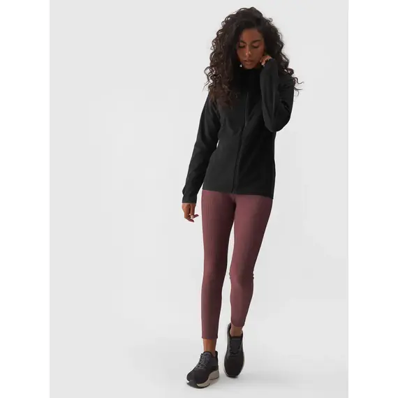 4F Polar damski rozpinany F291 czarny, Kolor: czarny, Rozmiar: XS, 6 zdjęcie