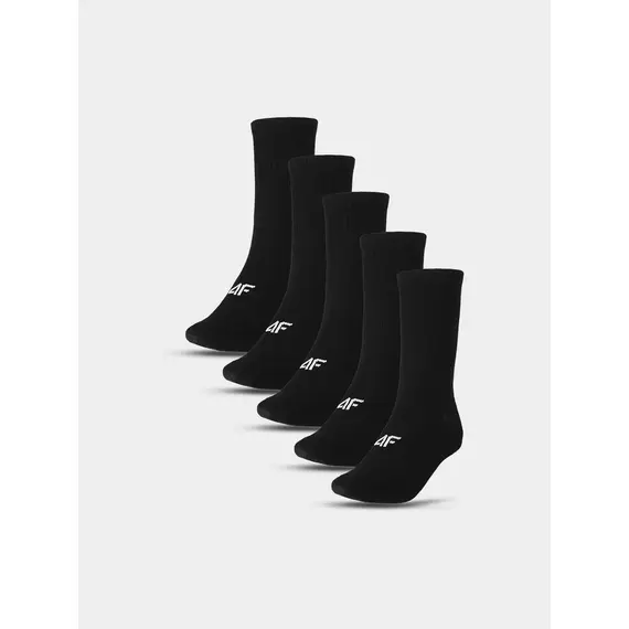 4F Skarpety długie damskie F284 ( 5 sztuk ) czarne, Kolor: czarny, Rozmiar: 35-38