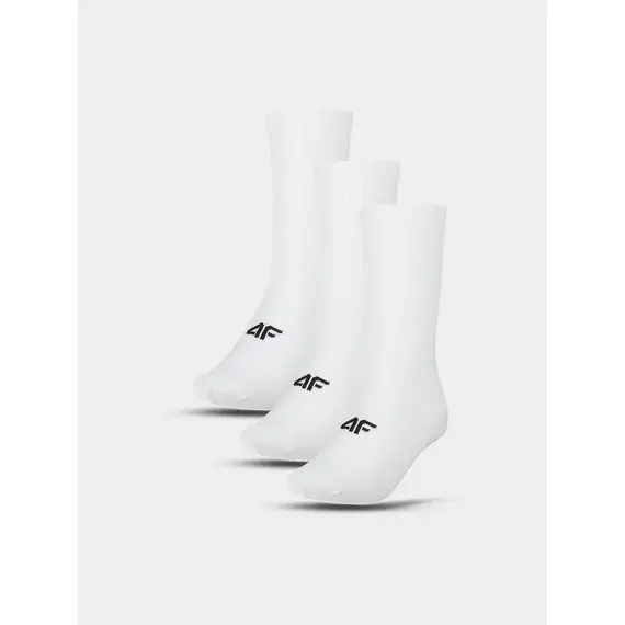 4F Skarpety M280 (3Pak), Kolor: biały, Rozmiar: 39-42, 2 zdjęcie