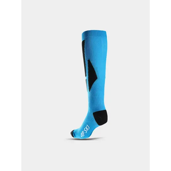 4F Skarpety narciarskie M154 niebieskie, Kolor: niebieski, Rozmiar: 39-42, 2 zdjęcie